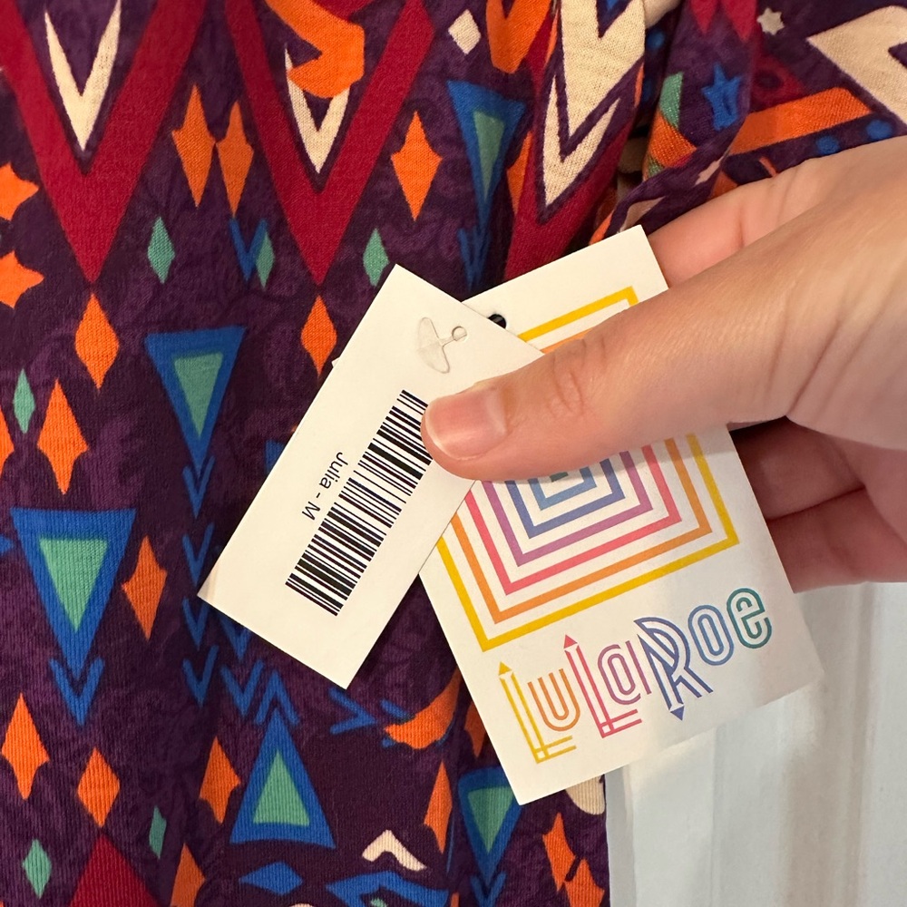 Geometric Patterned Dress - Multicolor - Picture 2 of 2